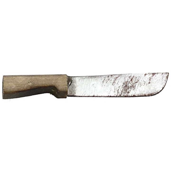 Coltello in metallo con manico anticato 4,6 cm