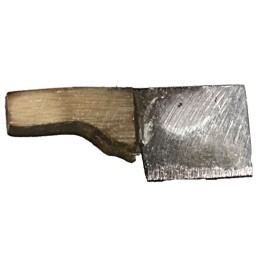 Ascia in metallo con manico anticato 2,3 cm