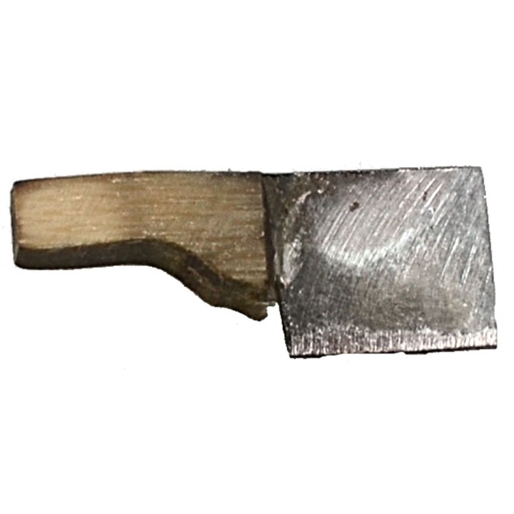 Hacha de metal con mango envejecido de 2,3 cm