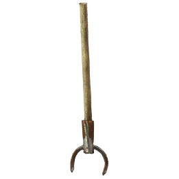 Forca in metallo con manico anticato 4,8 cm