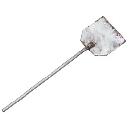 Baker's shovel in aged metal 12 cm