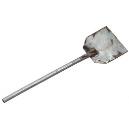 Baker's shovel in aged metal 10 cm