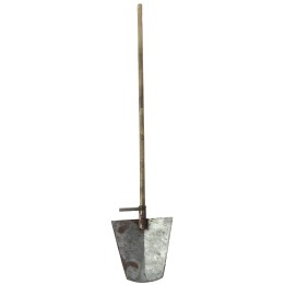 Pala de metal con mango envejecido de 19 cm