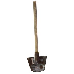 Pala de metal con mango envejecido de 10 cm