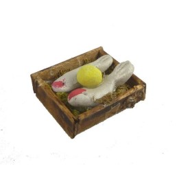 Cassetta pesce Bianco cm 4x2,5x1,4 h