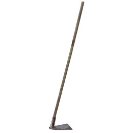 Metal hoe with antique handle 21 cm