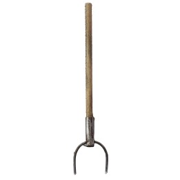 Metal fork with antique handle 8.6 cm