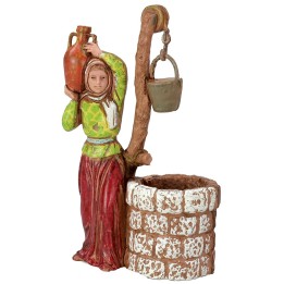 Mujer en el pozo 10 cm Landi Moranduzzo