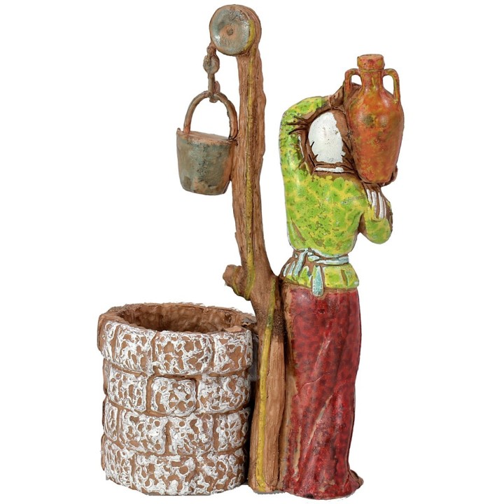 Woman at the well 10 cm Landi Moranduzzo