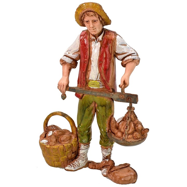 Mushroom seller 10 cm Landi Moranduzzo