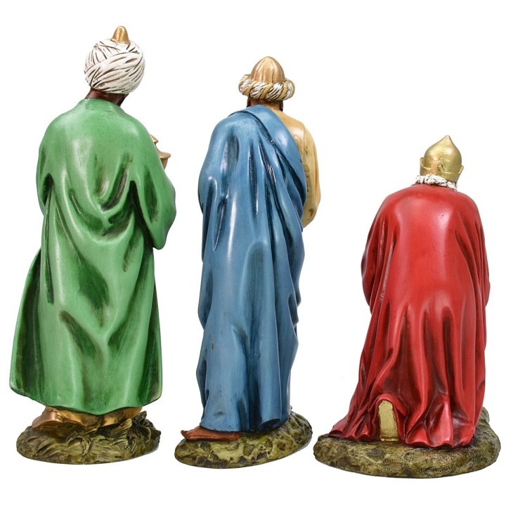 Tre Re Magi in resina Landi Moranduzzo 18 cm