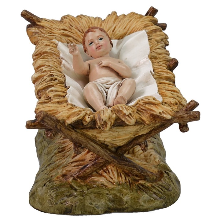 Natività 3 soggetti in resina Landi Moranduzzo 18 cm