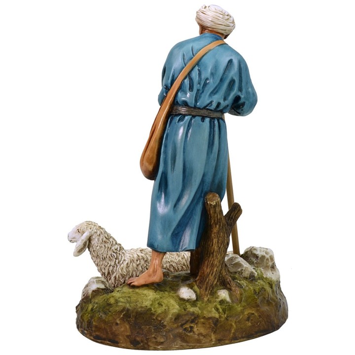 Guardia con oveja en resina Landi Moranduzzo 18 cm