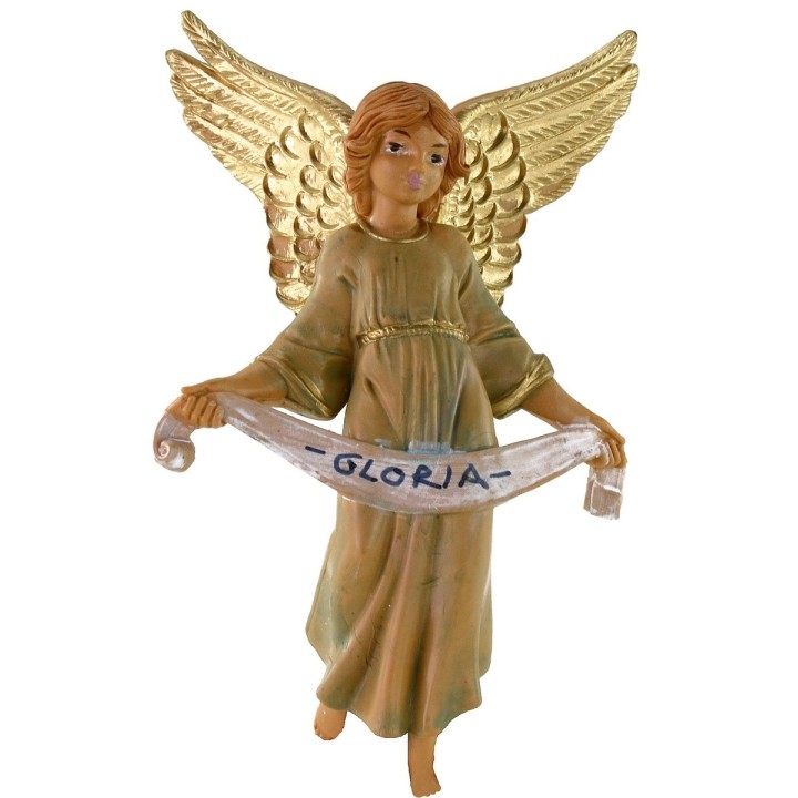 Ángel Gloria lux serie 10 cm en pvc