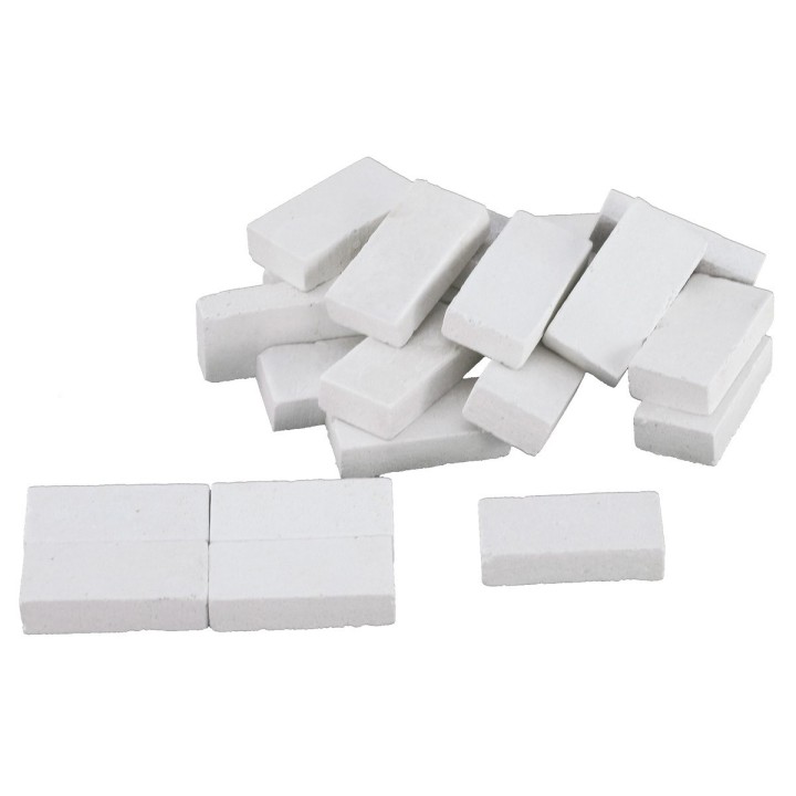 Mattoncini bianchi effetto granito mm 40x20x9 busta da: