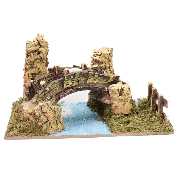 Ponte in resina con pecore