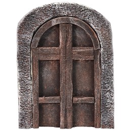Portone ad arco in legno per statue cm 6-8 h