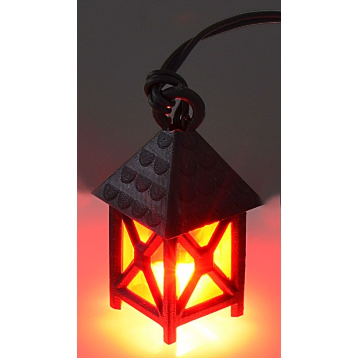 Linterna pequeña roja 3,5v. 