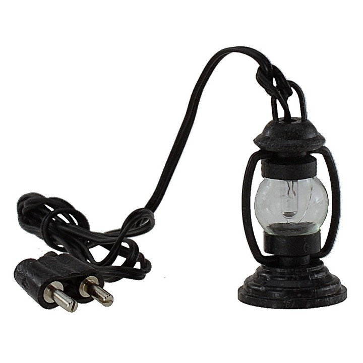 Lanterna per pastore con luce bianca pvc 3,5v cm 3,7 presepe