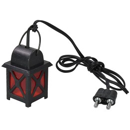 3.5v red medium lantern. cm 2x2x3.5-4.5 nativity scene