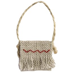 Borsa in stoffa cm 3,5x3 h.