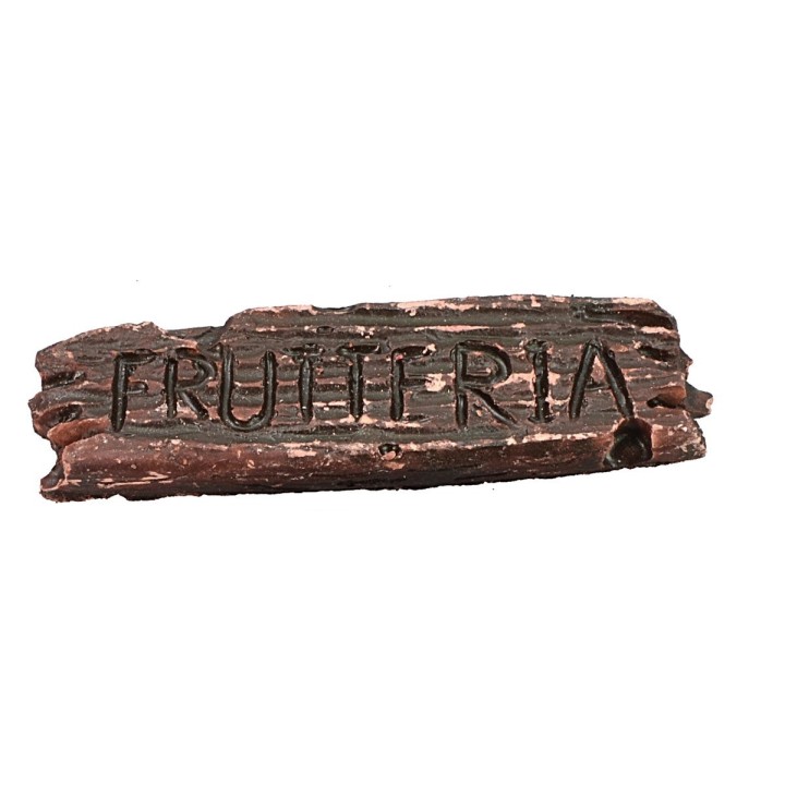 Conjunto de 2 letreros de resina para frutería y panadería de