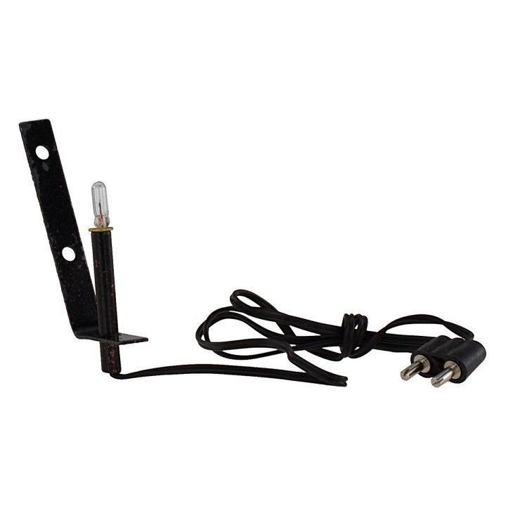 Antorcha de metal con luz blanca 3,5v cm 4 belén