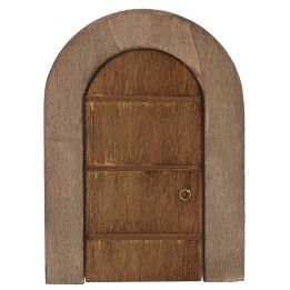 Portone in legno con telaio per statue cm 10 h