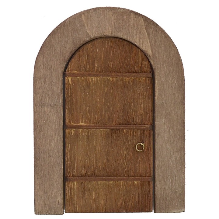 Portone in legno con telaio per statue cm 10 h