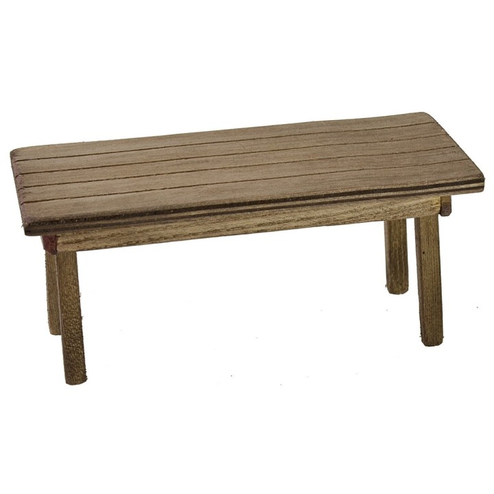 Mesa de madera para estatuas de 12 cm de altura.