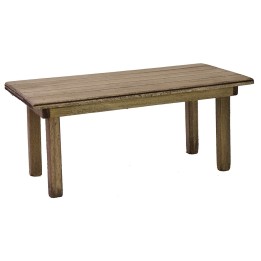 Mesa de madera para estatuas de 15-20 cm de altura.