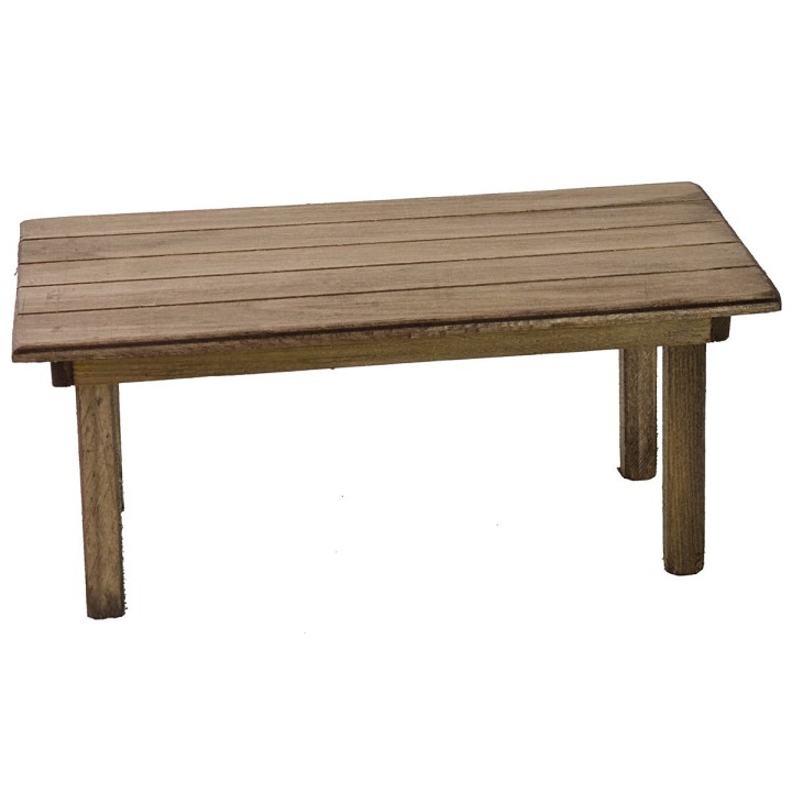 Mesa de madera para estatuas de 15-20 cm de altura.