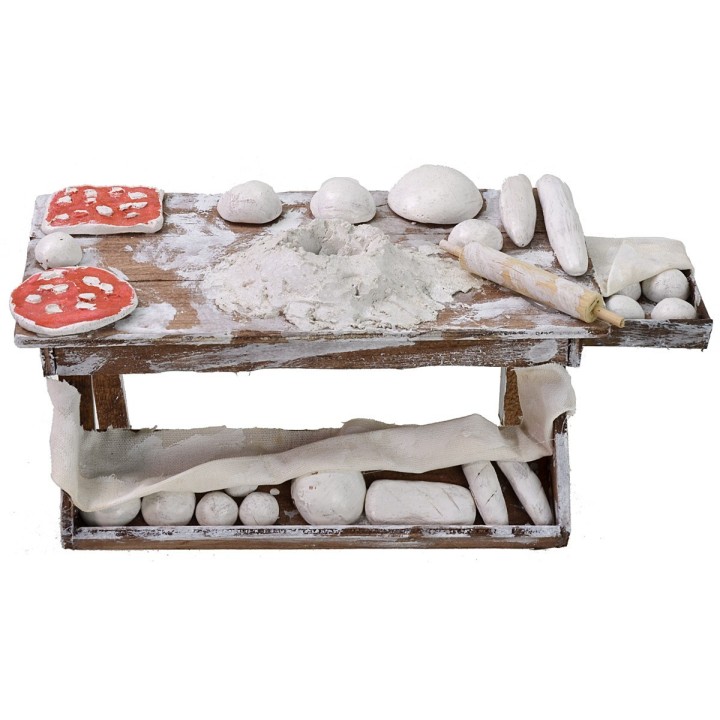 Baker's counter cm 22x12x10 h for Nativity scene