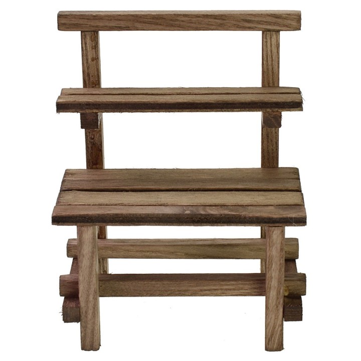 Wooden stall 11x7x13 cm for Nativity scene