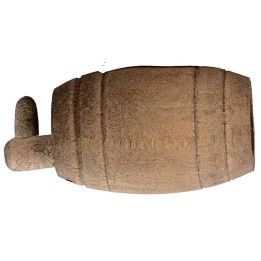 Barril de madera con grifo cm 4,1X2 ø