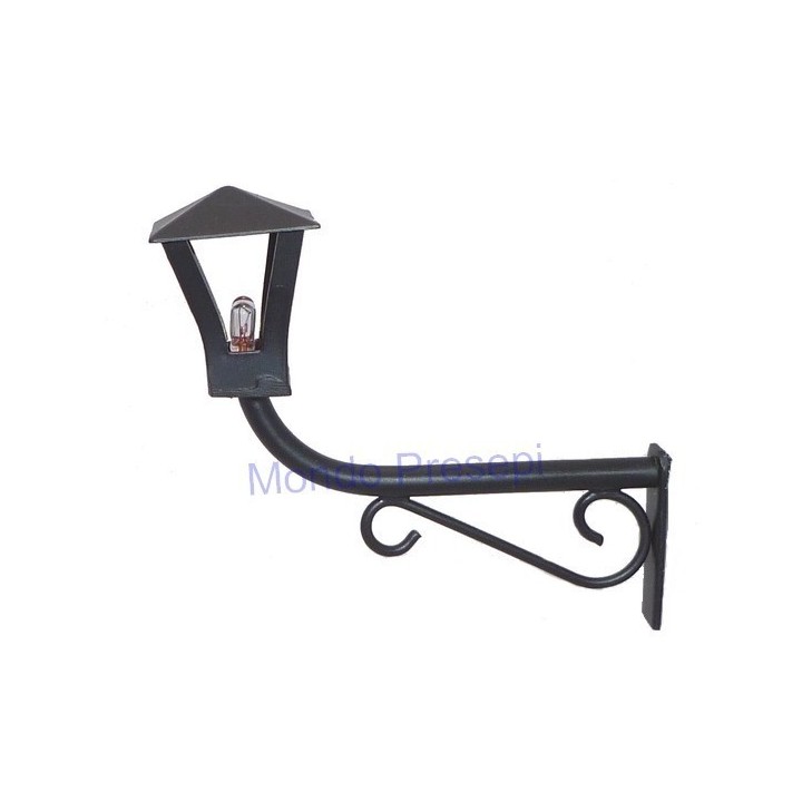 Lampione a muro piccola con microlampada 12V. 