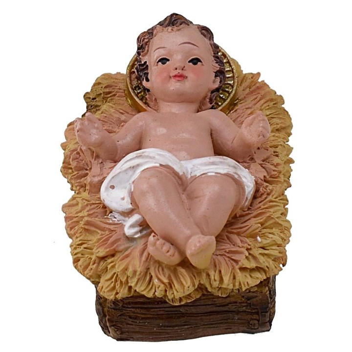 Set Natività per presepe 5 personaggi in resina serie 20 cm