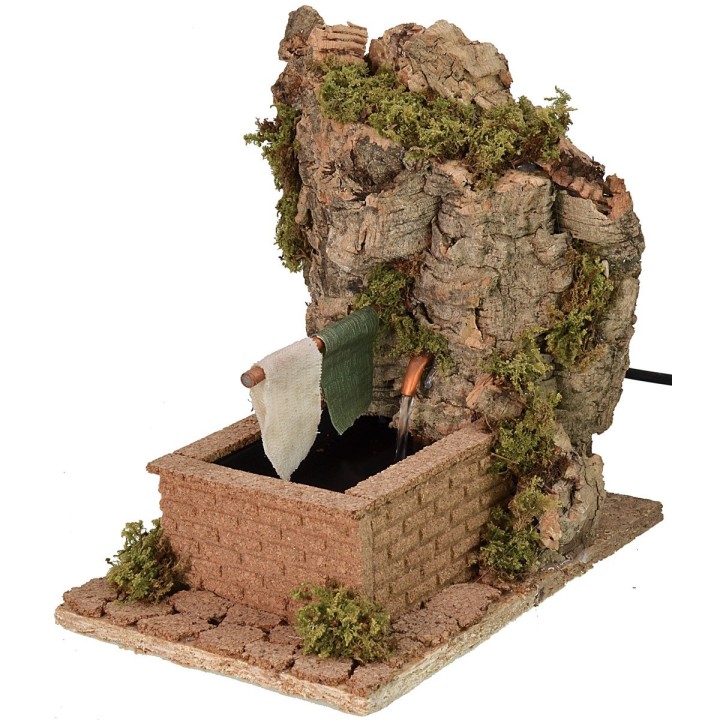 Fontana funzionante con gocciolatoio 16x23x23 h cm