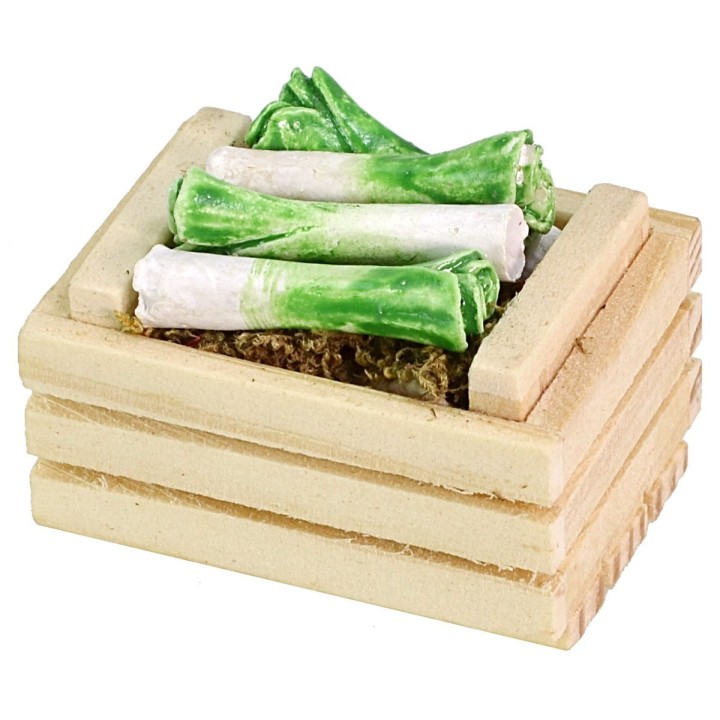 Caja con puerros cm 3,5x2,5x2,2 h