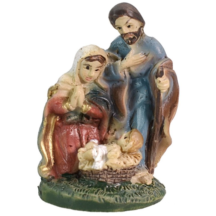 Natività in resina monoblocco cm 3
