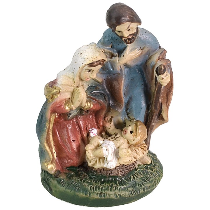 Nativity in monobloc resin 3 cm