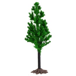 Árbol verde con base de 14 cm de altura