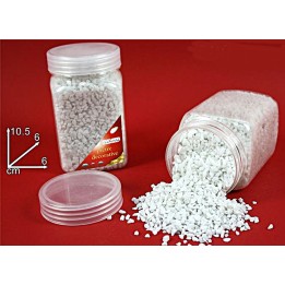 Pietrisco bianco 500 gr sassolini 5-7mm