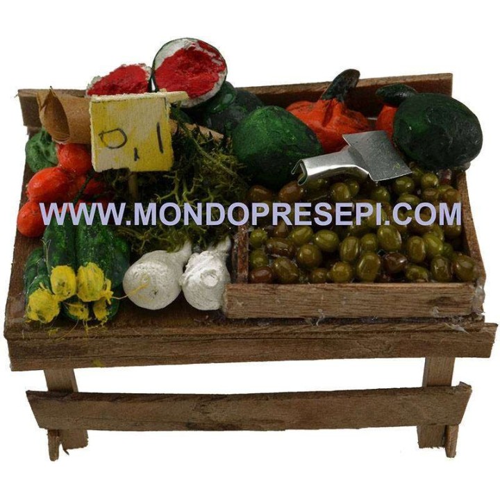Banco frutta e verdura cm 9,5x6x4,5 h.