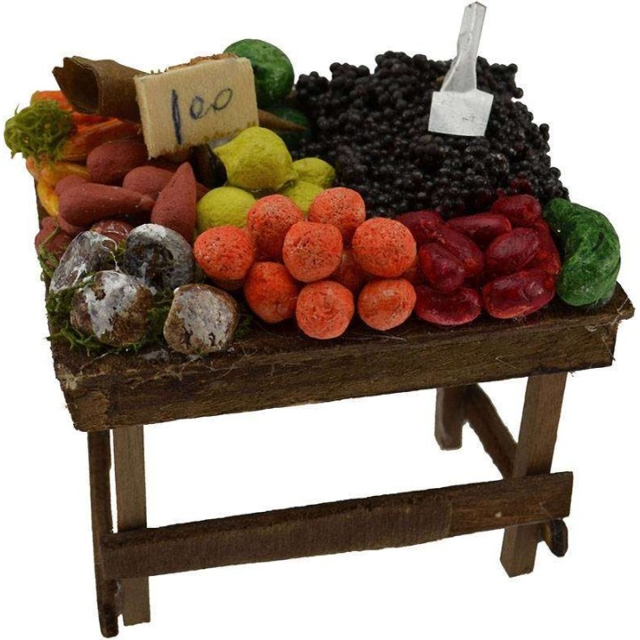 Banco frutta e verdura cm 9,5x6x4,5 h.