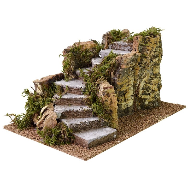 Scala curva per presepe cm 16x23x12 h
