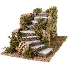 Escalera curva para belén cm 16x23x12 h