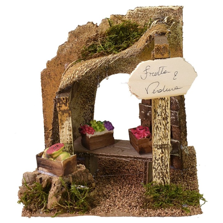 Bodega del frutero cm 15,5x15,5x15,5 h para belén