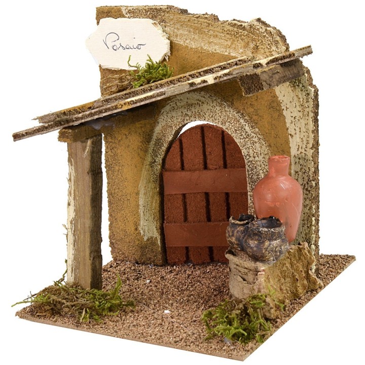 Potter's workshop 15.5x15.5x17h cm for nativity scene