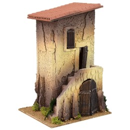 Casa su tre piani con scalinata cm 20x18x30 h